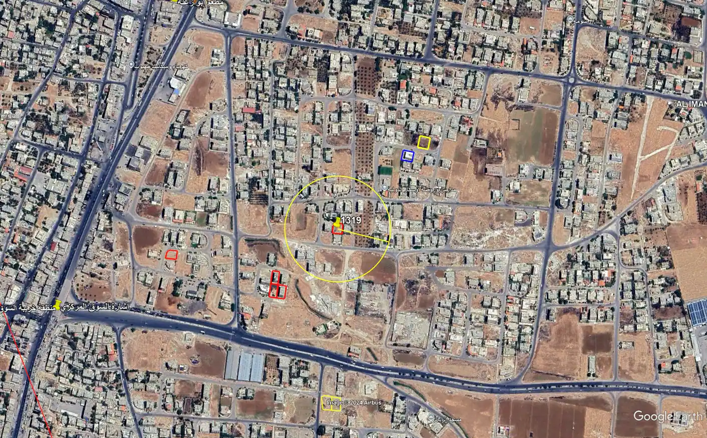 أرض في الجويدة حب الإيمان - 69,000 دأ - صورة 1
