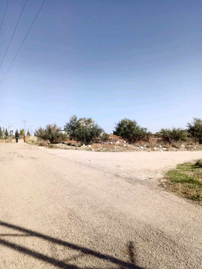 أرض في 1250م ناعور القهاقير ام القطين على شارعين - 175,000 دأ - صورة 1