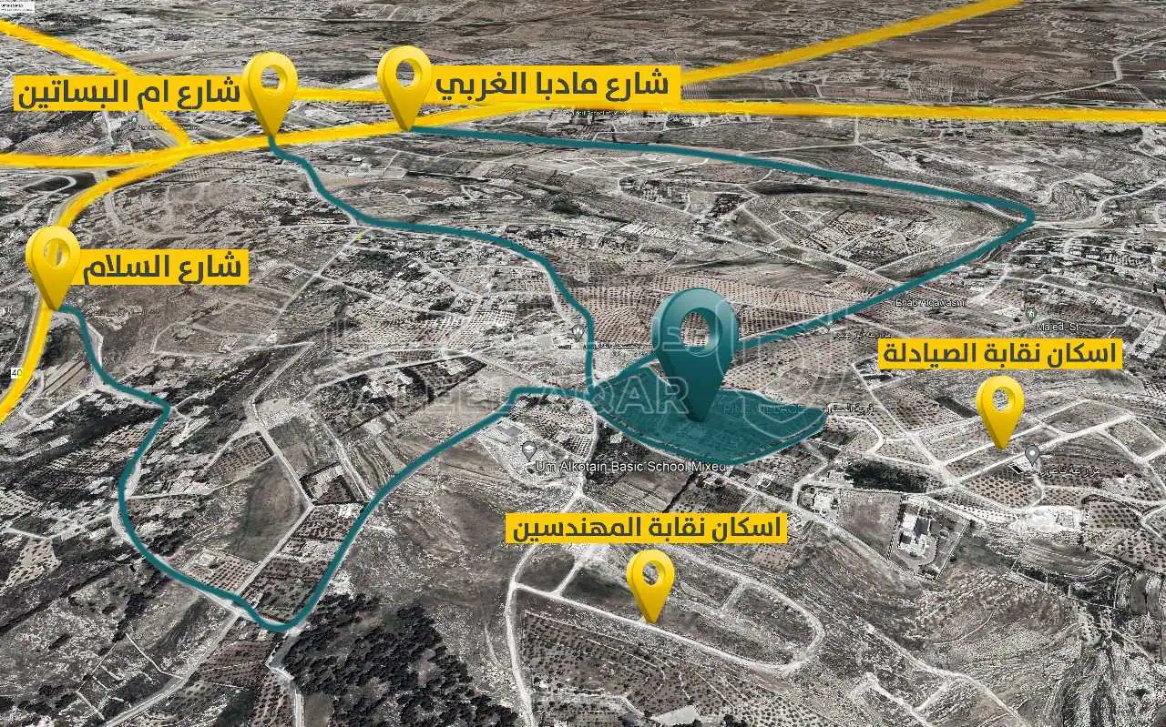 أرض في أرض سكنية للبيع في ناعور- 9 دقائق عن كازية السلام  - 79,000 دأ - صورة 1