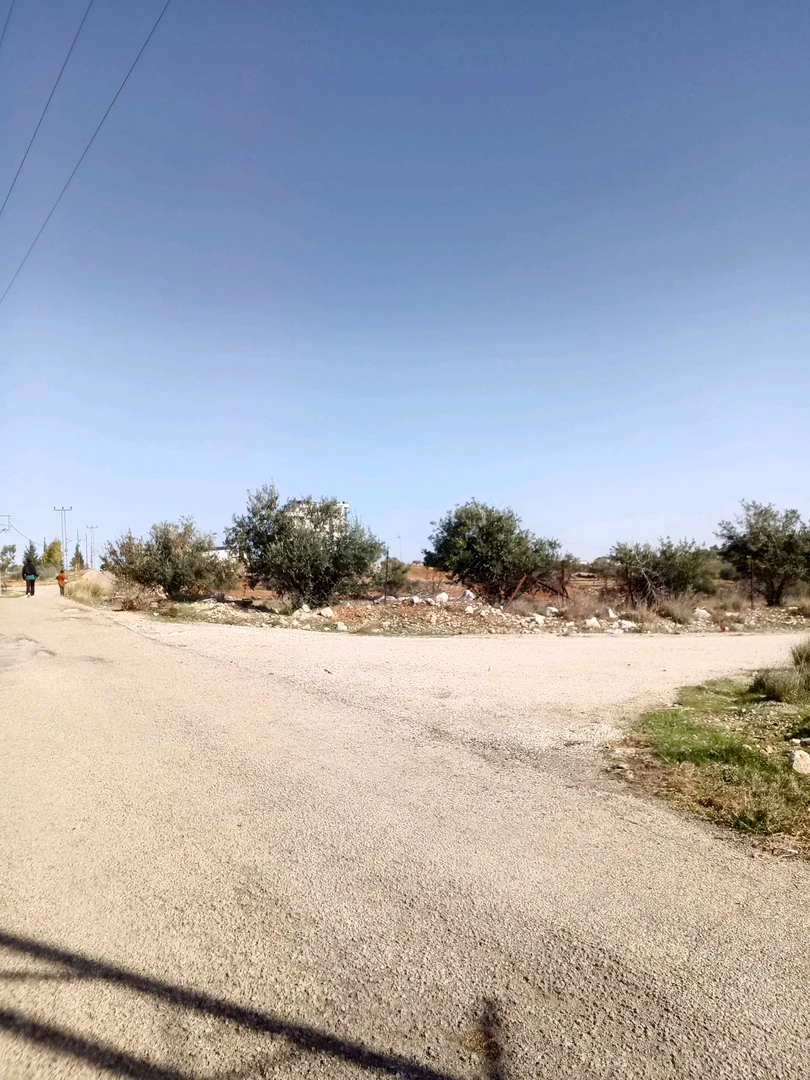 أرض في 1250م ناعور القهاقير ام القطين على شارعين - 175,000 دأ - صورة 1