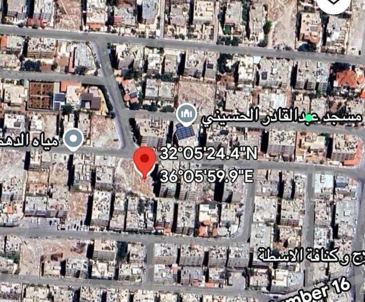 أرض في ش. ابن رشد مقابل مسجد عبدالقادر الحسيني - 93,000 دأ - صورة 1